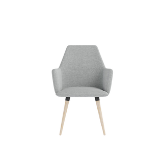 COSMO upholstered chair on wooden legs