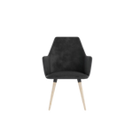 COSMO upholstered chair on wooden legs