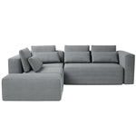 Large corner sofa FLEXI with sleeping function DL and bedding container