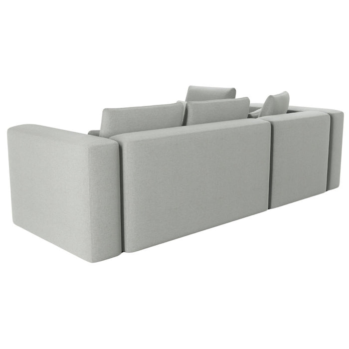 Large corner sofa FLEXI with sleeping function DL and bedding container