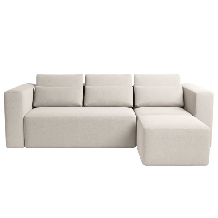 FLEXI corner sofa with DL sleeping function and bedding container