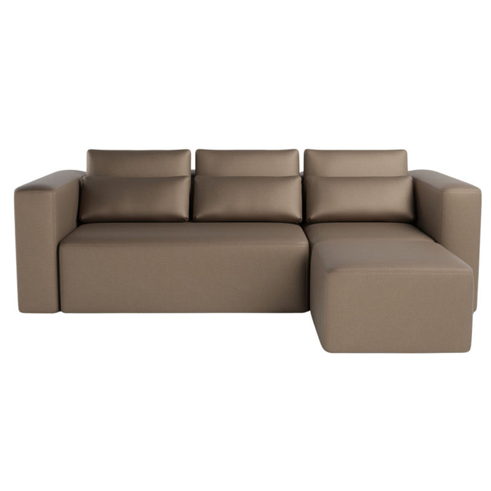 FLEXI corner sofa with DL sleeping function and bedding container