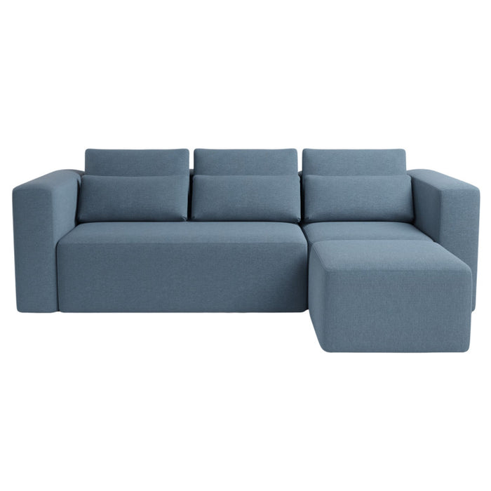 FLEXI corner sofa with DL sleeping function and bedding container