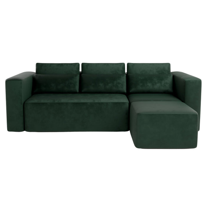 FLEXI corner sofa with DL sleeping function and bedding container