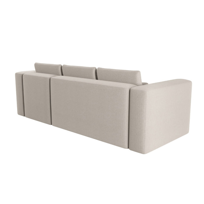 FLEXI corner sofa with sleeping function and bedding container