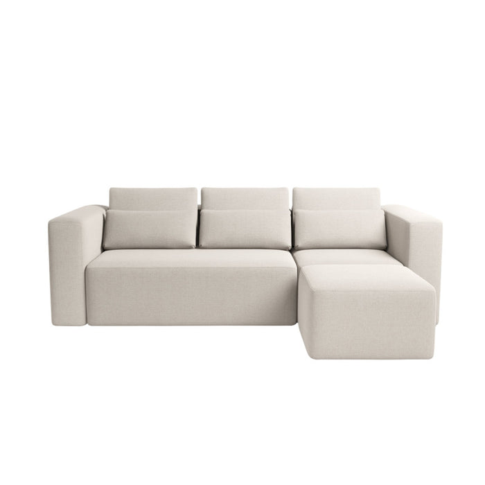 FLEXI corner sofa with DL sleeping function and bedding container