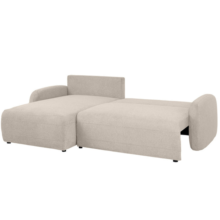 Large corner sofa BLISS with sleeping function and storage