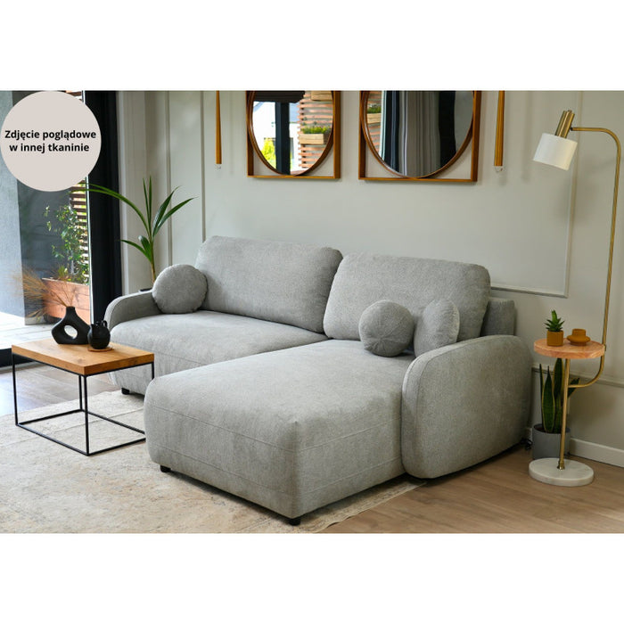 Large corner sofa BLISS with sleeping function and storage