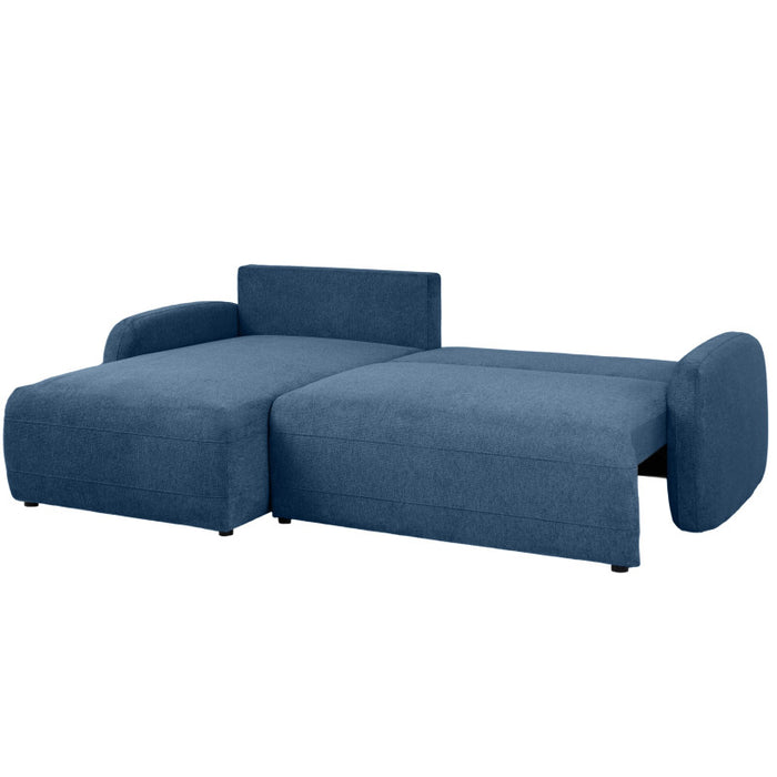 Large corner sofa BLISS with sleeping function and storage