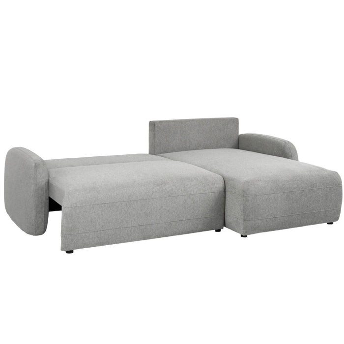 Large corner sofa BLISS with sleeping function and storage