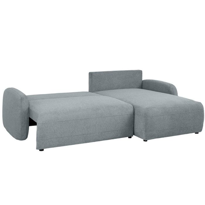 Large corner sofa BLISS with sleeping function and storage