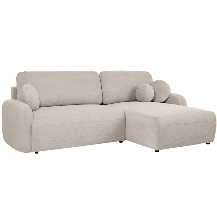 Large corner sofa BLISS with sleeping function and storage