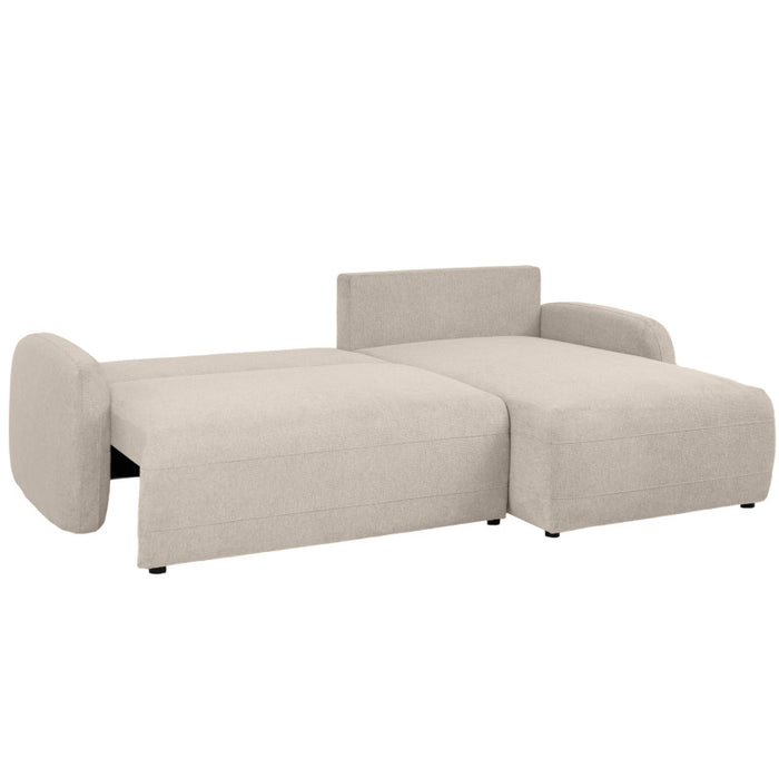 Large corner sofa BLISS with sleeping function and storage