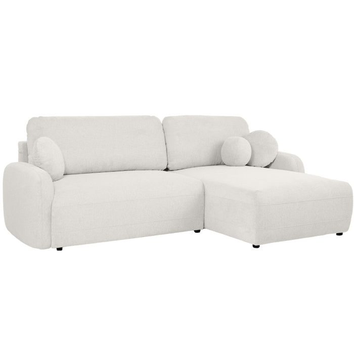 Large corner sofa BLISS with sleeping function and storage