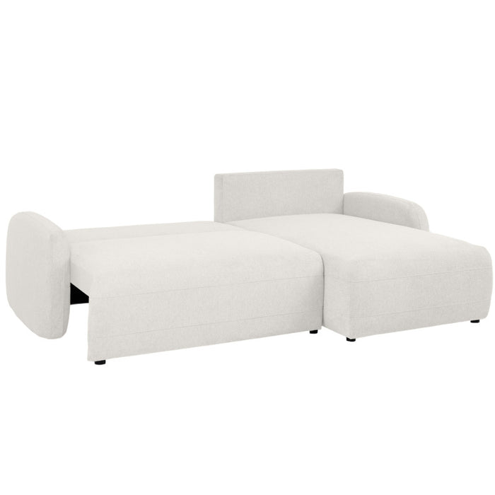 Large corner sofa BLISS with sleeping function and storage