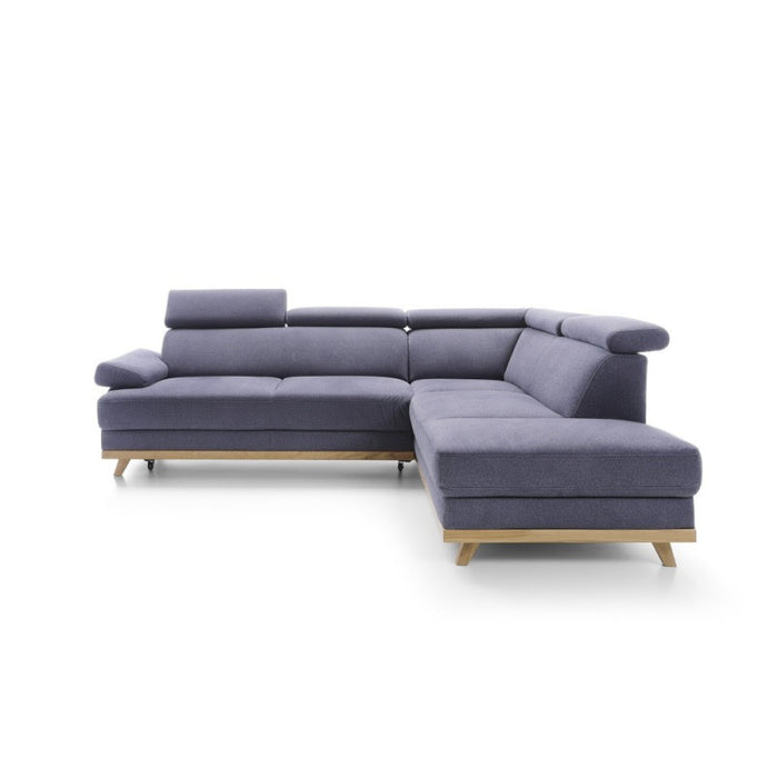 MEMO corner sofa bed with storage and movable headrests