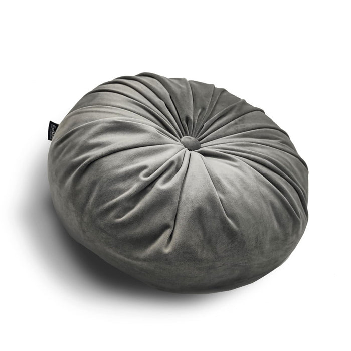 Decorative round pillow Button diameter 35 cm