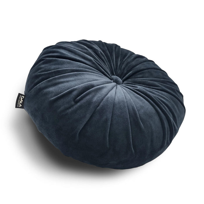 Decorative round pillow Button diameter 35 cm
