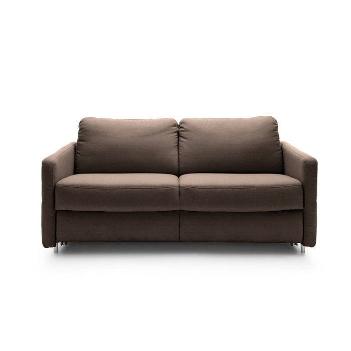 Sofa EMA 2,5 osobowa z funkcją spania codziennego stelaż włoski z materacem 140 cm