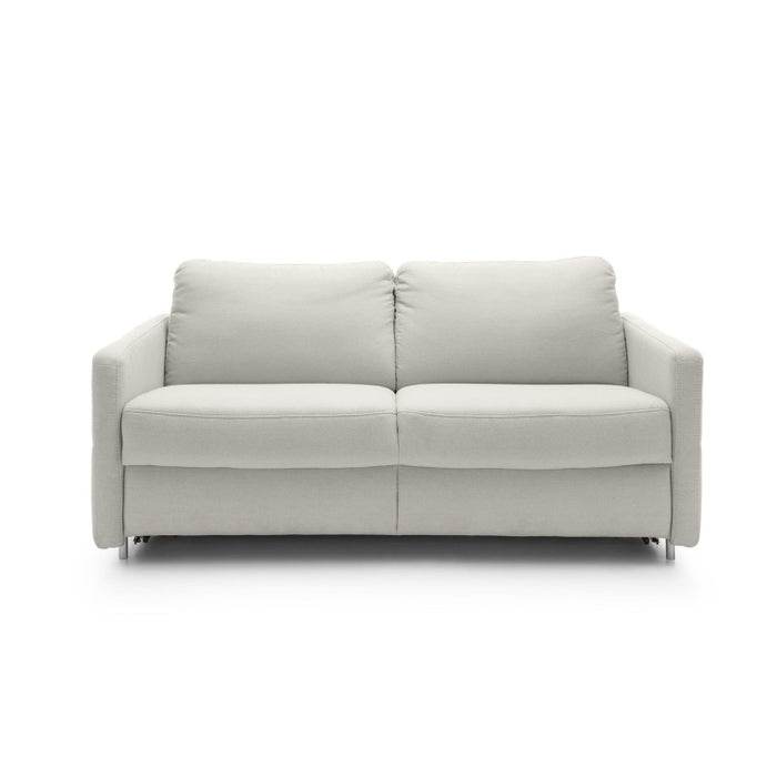 Sofa EMA 2,5 osobowa z funkcją spania codziennego stelaż włoski z materacem 140 cm