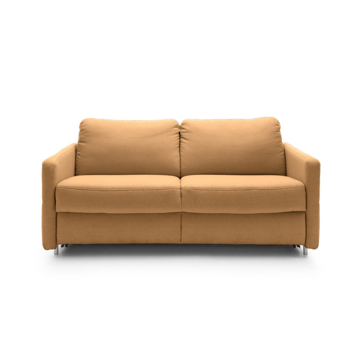 Sofa EMA 2,5 osobowa z funkcją spania codziennego stelaż włoski z materacem 140 cm