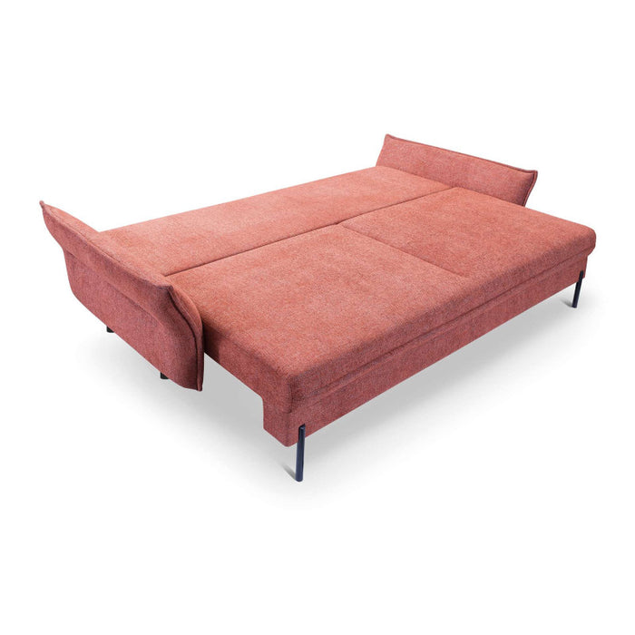 Sofa NEXO z funkcją spania typu DL i pojemnikiem na pościel