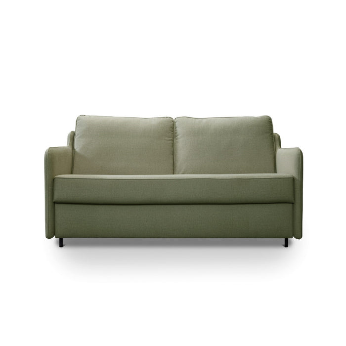 SOL 2-seater sofa with sleeping function, Italian frame, 120 cm mattress and container