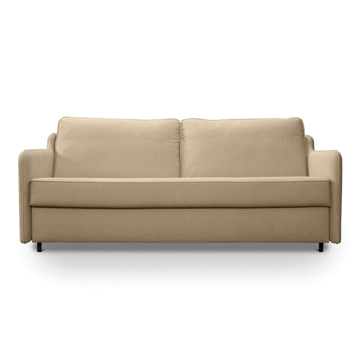 SOL 3-seater sofa with sleeping function, Italian frame, 160 cm mattress and container