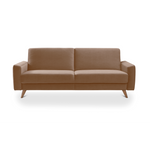 SAMSO sofa bed with storage on wooden legs