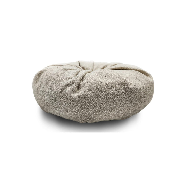 Set of 2x round Button cushions diameter 35 cm