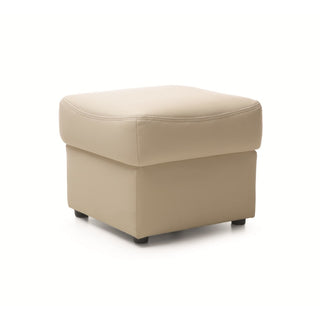 Pufa skórzana TM z skrzynką pod siedziskiem