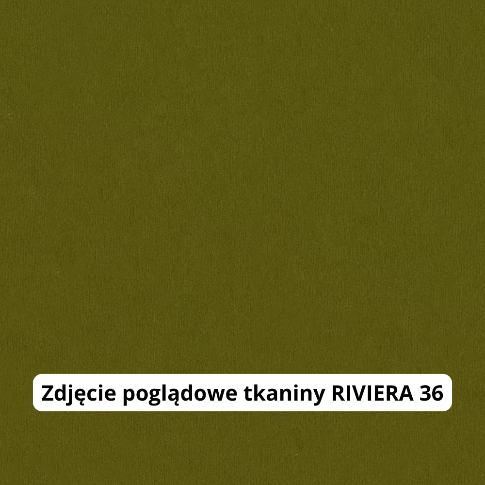 Sofa OLBIA 2 osobowa z funkcją spania stelaż włoski z materacem 120 cm