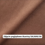 Sofa EMA 2,5 osobowa z pojemnikiem i funkcją spania codziennego stelaż włoski z materacem 140 cm