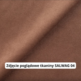 Sofa EMA 2,5 osobowa z pojemnikiem i funkcją spania codziennego stelaż włoski z materacem 140 cm