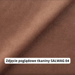 Sofa KIRA bez boków z funkcją spania codziennego stelaż włoski z materacem 120 cm
