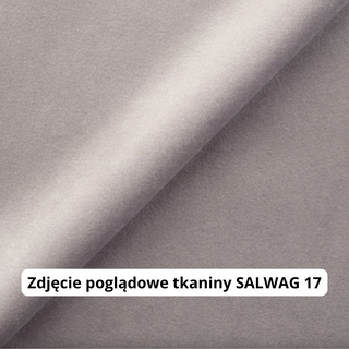 Sofa KIRA bez boków z funkcją spania codziennego stelaż włoski z materacem 120 cm