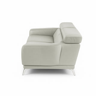 Sofa CAPELLA 2 osobowa wypoczynkowa z ruchomymi zagłówkami na metalowych nóżkach