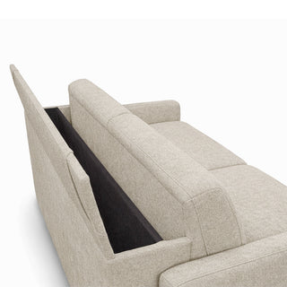 Sofa EMA 3 osobowa z funkcją spania codziennego stelaż włoski PRO z materacem 160 cm i pojemnikiem na pościel