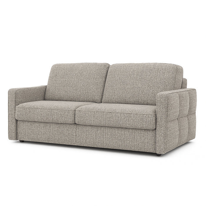 Sofa EMA 2,5 osobowa z funkcją spania codziennego stelaż włoski z materacem 140 cm
