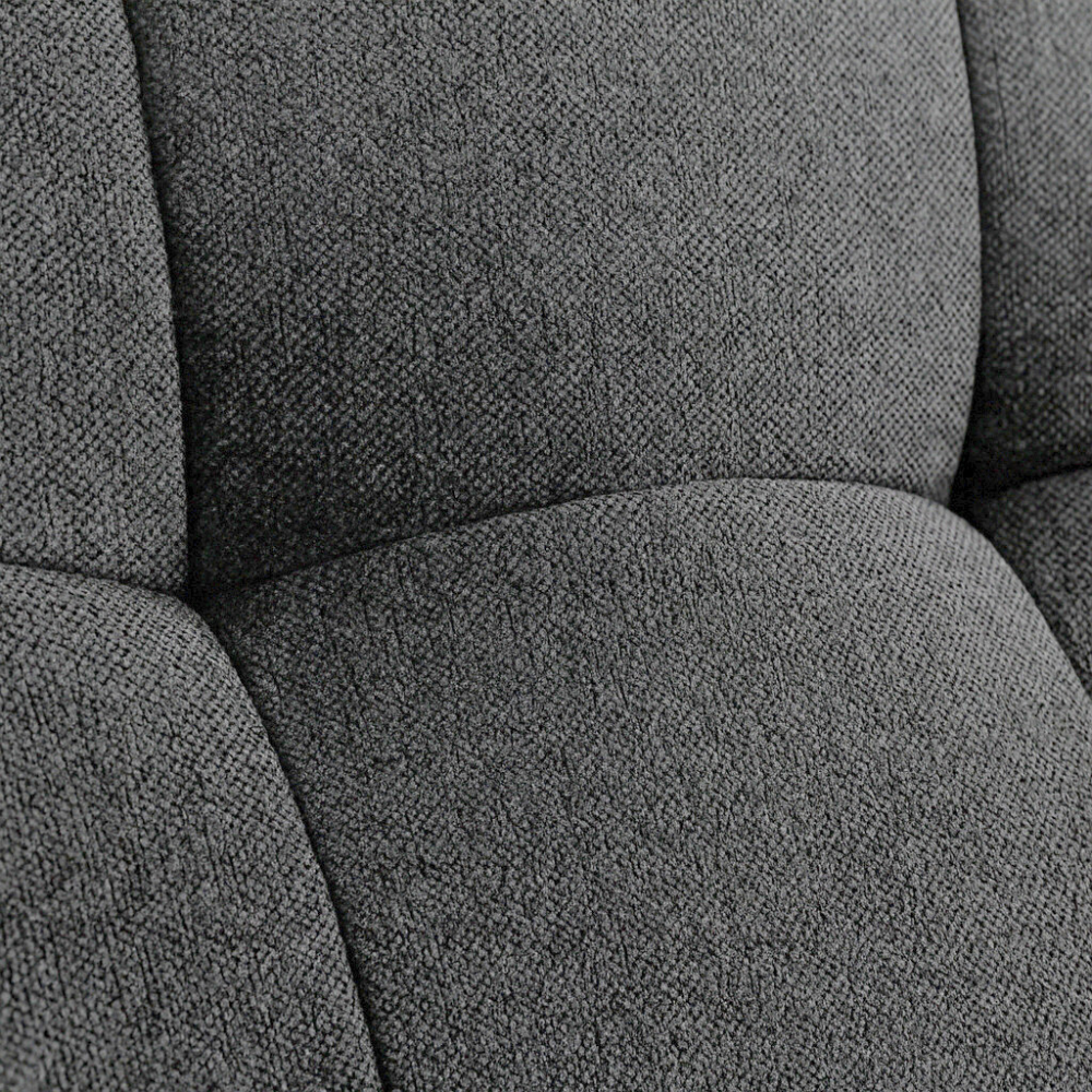 Sofa LAHTI 3-osobowa pikowana na drewnianych nóżkach