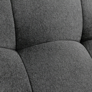 Sofa LAHTI 3-osobowa pikowana na drewnianych nóżkach