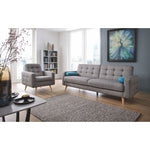 Fotel NAPPA wypoczynkowy z drewnianymi nóżkami