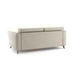 Sofa NOLA 2,5 osobowa z funkcją spania codziennego stelaż włoski z materacem 140 cm