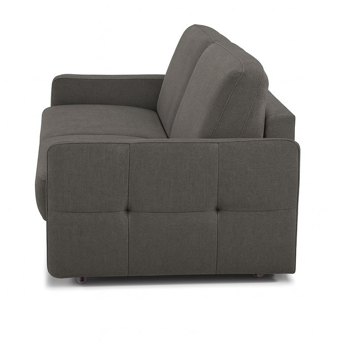 Sofa EMA 2 osobowa z funkcją spania codziennego stelaż włoski z materacem 120 cm