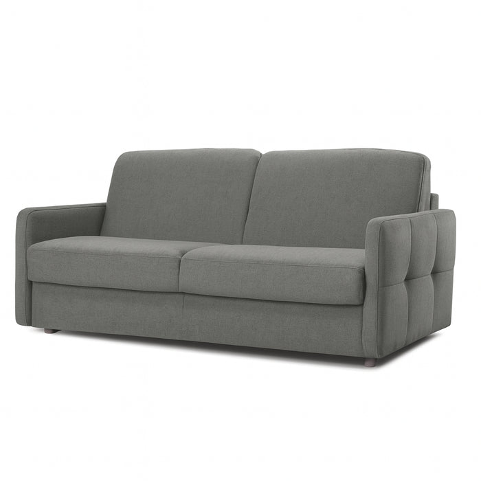 Sofa EMA 2 osobowa z funkcją spania codziennego stelaż włoski z materacem 120 cm