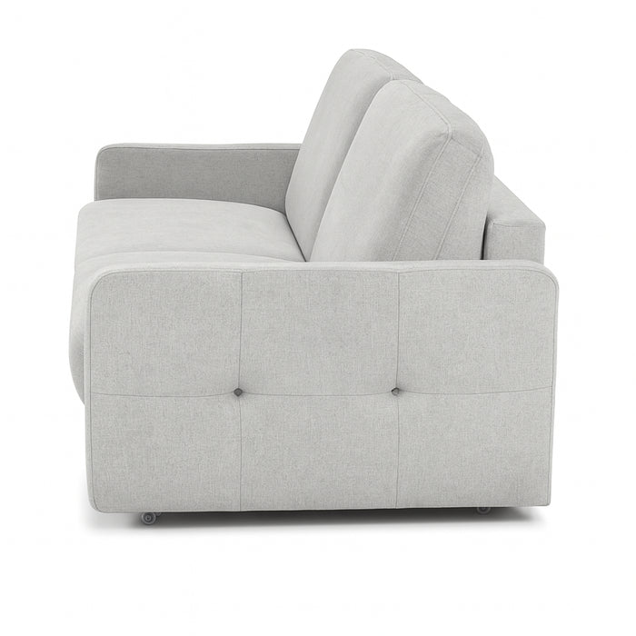 Sofa EMA 2,5 osobowa z funkcją spania codziennego stelaż włoski z materacem 140 cm