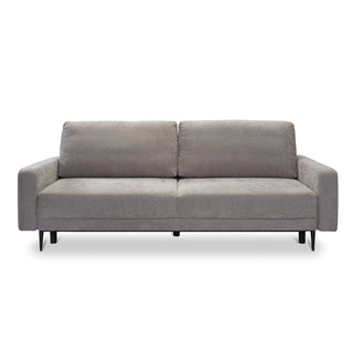 Sofa Bergen rozkładana z pojemnikiem na metalowych nóżkach