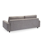 Sofa Bergen rozkładana z pojemnikiem na metalowych nóżkach