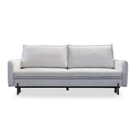 Sofa BJORK rozkładany z pojemnikiem na metalowych nóżkach