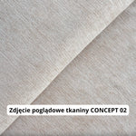 Sofa EMA 3 osobowa z pojemnikiem i funkcją spania codziennego stelaż włoski z materacem 160 cm